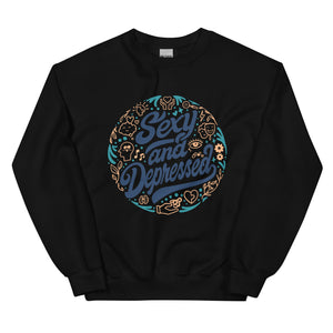 S.A.D. (Limited Edition - Blue/Gold) - Unisex Crewneck