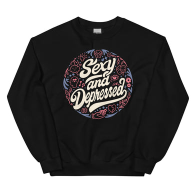 S.A.D. (Limited Edition - Red/Purple) - Unisex Crewneck