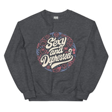 Cargar imagen en el visor de la galería, S.A.D. (Limited Edition - Red/Purple) - Unisex Crewneck