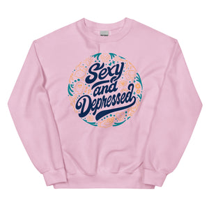 S.A.D. (Limited Edition - Blue/Gold) - Unisex Crewneck