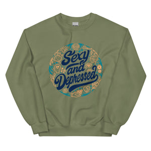 S.A.D. (Limited Edition - Blue/Gold) - Unisex Crewneck