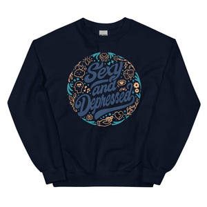 S.A.D. (Limited Edition - Blue/Gold) - Unisex Crewneck