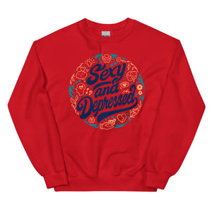 S.A.D. (Limited Edition - Blue/Gold) - Unisex Crewneck