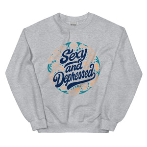 S.A.D. (Limited Edition - Blue/Gold) - Unisex Crewneck