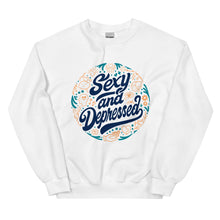 Cargar imagen en el visor de la galería, S.A.D. (Limited Edition - Blue/Gold) - Unisex Crewneck